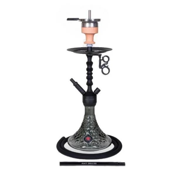 Кальян AMY Deluxe 072.02 "Alu Antique Berry S" - Black (PSMBK-BK) Кальян AMY Deluxe 072.02 "Alu Antique Berry S" - Black (PSMBK-BK) - 1