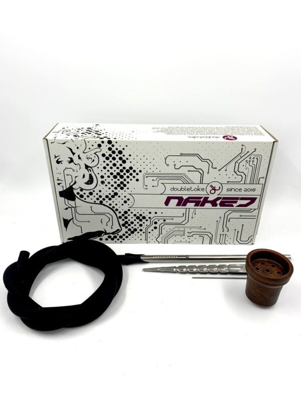 Кальян Doubletoke Naked - Dark Chrome Кальян Doubletoke Naked - Dark Chrome - 6