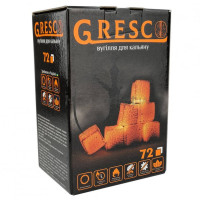 Уголь ореховый Gresco 1кг/72шт - В Коробке (Греско) Уголь ореховый Gresco 1кг/72шт - В Коробке (Греско) - 1