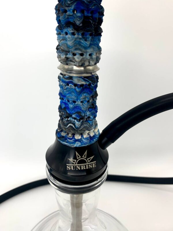 Кальян Sunrise Hookah Windskull Stone - Blue Wave (Синий) Кальян Sunrise Hookah Windskull Stone - Blue Wave (Синий) - 3