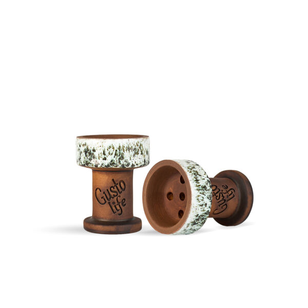 Чаша для кальяна Gusto Bowls Rook - White color Чаша для кальяна Gusto Bowls Rook - White color - 1