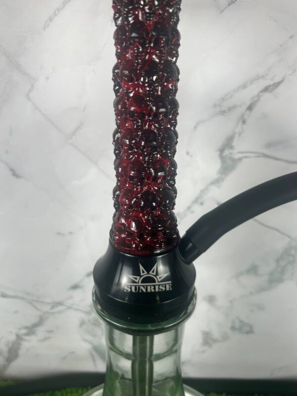 Кальян Sunrise Hookah Windskull Stone - Inferno (красный) Кальян Sunrise Hookah Windskull Stone - Inferno (красный) - 3