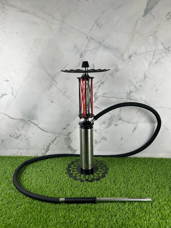Кальян Trumpet Hookah Rider Still (металлическая колба) – Красно-черный - 1