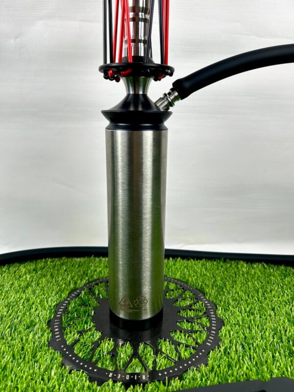 Кальян Trumpet Hookah Rider Still (металлическая колба) – Красно-черный - 5