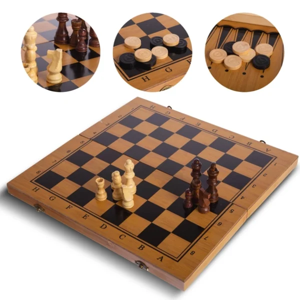 Набор настольных игр 3 в 1 40х40 (B-3140) - 1