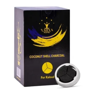 Уголь кокосовый Yahya King Kaloud 1кг/72шт - В коробке (Яхья кинг сегмент под калауд)