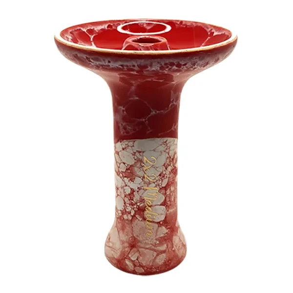 Чаша для кальяна 2×2 Hookah Medium Mosaic – Красно-белая Чаша для кальяна 2×2 Hookah Medium Mosaic – Красно-белая - 1