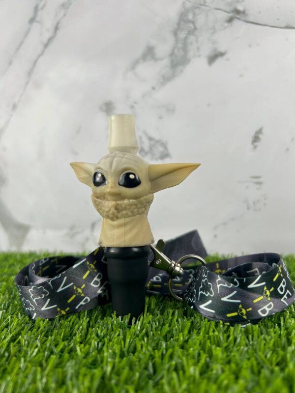 Персональный мундштук ручной работы Vibe Hookah - Grogu (Йода) - 1