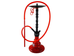 Кальян AMY Deluxe 070.01 “Alu Zulu”- Black/Red (PSMBK-RD)