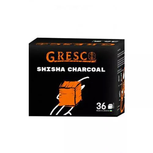 Уголь ореховый Gresco 0.5кг/36шт - В Коробке (Греско) Уголь ореховый Gresco 0.5кг/36шт - В Коробке (Греско) - 1