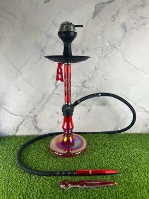 Кальян Garden 6303-2 - Red (маленькие ромбы)