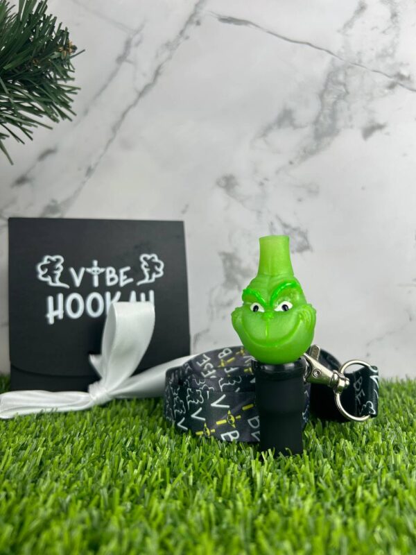 Персональный мундштук ручной работы Vibe Hookah - Grinch (Гринч) - 2