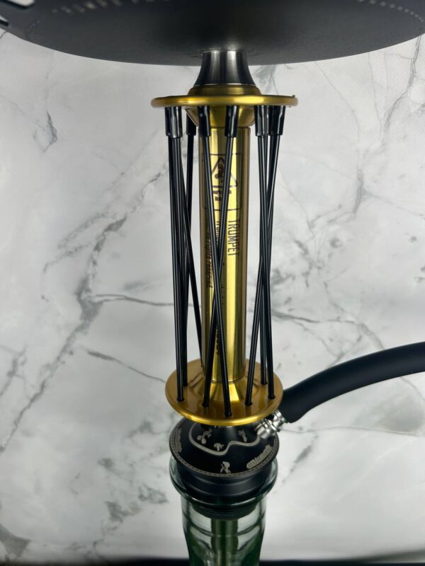 Кальян Trumpet Hookah Rider W-40 (уплотнитель) – Gold black Кальян Trumpet Hookah Rider W-40 (уплотнитель) – Gold black - 3
