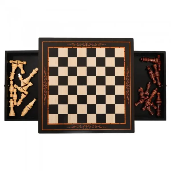 Шахматы деревянные с магнитами 38x38 см, элегантный дизайн, модель W3303M Шахматы деревянные с магнитами 38x38 см, элегантный дизайн, модель W3303M - 2