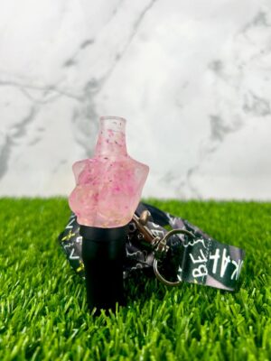 Персональный мундштук ручной работы Vibe Hookah - Tits Pink flowers