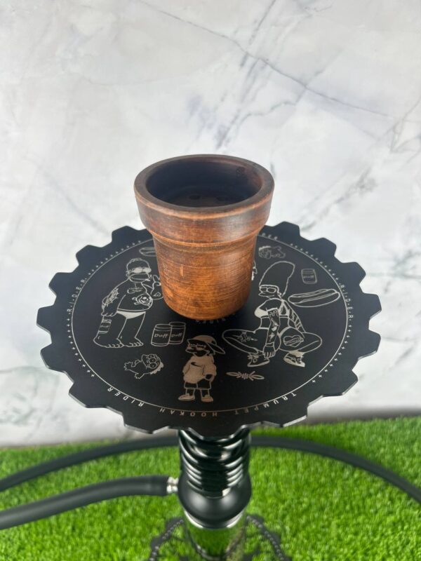 Кальян Trumpet Hookah Rider Still (металлическая колба) – Black Кальян Trumpet Hookah Rider Still (металлическая колба) – Black - 3