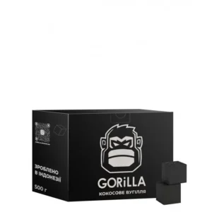 Кокосове вугілля для кальяну Gorilla, 0,5 кг