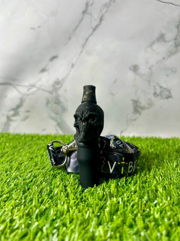 Персональный мундштук Vibe Hookah Skull Black– Стиль и Индивидуальность - 2