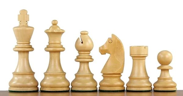Шахматные фигуры German Knight Staunton №5, 3.5", эбонизированный самшит, 34 фигуры Шахматные фигуры German Knight Staunton №5, 3.5", эбонизированный самшит, 34 фигуры - 2