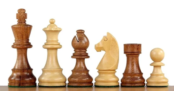 Шахматные фигуры German Knight Staunton №5, 3.5", эбонизированный самшит, 34 фигуры Шахматные фигуры German Knight Staunton №5, 3.5", эбонизированный самшит, 34 фигуры - 3