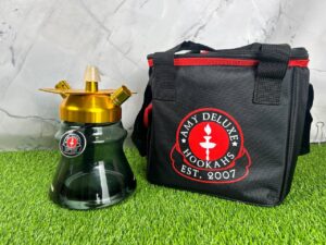 Кальян AMY Deluxe 094.03 “Alu Sphere Bag” - Black/Gold (AOGD-BK)