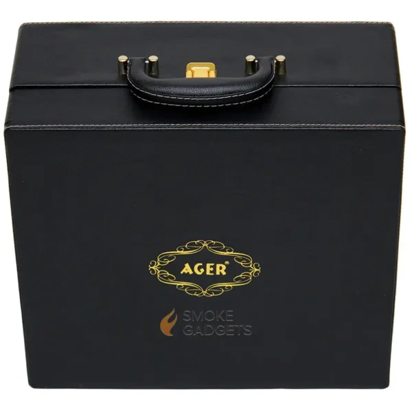 Кальян Ager Temple Mini, скляний, 36 см, чорний, у кейсі Кальян Ager Temple Mini, скляний, 36 см, чорний, у кейсі - 3