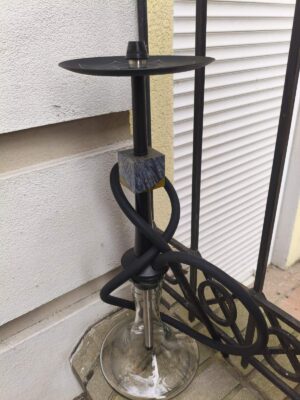 Кальян Tiaga Hookah QB — б/у, 70 см, нержавіюча сталь