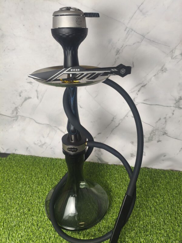 Кальян ATMOS Wood Steel Blue Кальян ATMOS Wood Steel Blue - 1