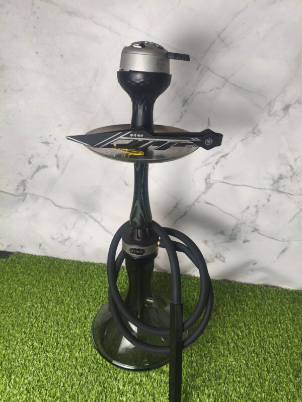 Кальян ATMOS Wood Steel Green Кальян ATMOS Wood Steel Green - 1